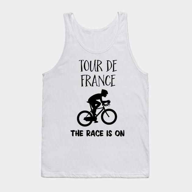 Cycling Life The race is on - Tour de France for the true biking fans Tank Top by Naumovski